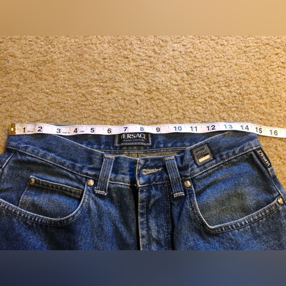 90s high waist Couture Versace Jeans made in Italy. I bought it in Europe. - Picture 3 of 6